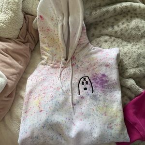 Unexpected rare splattered hoodie